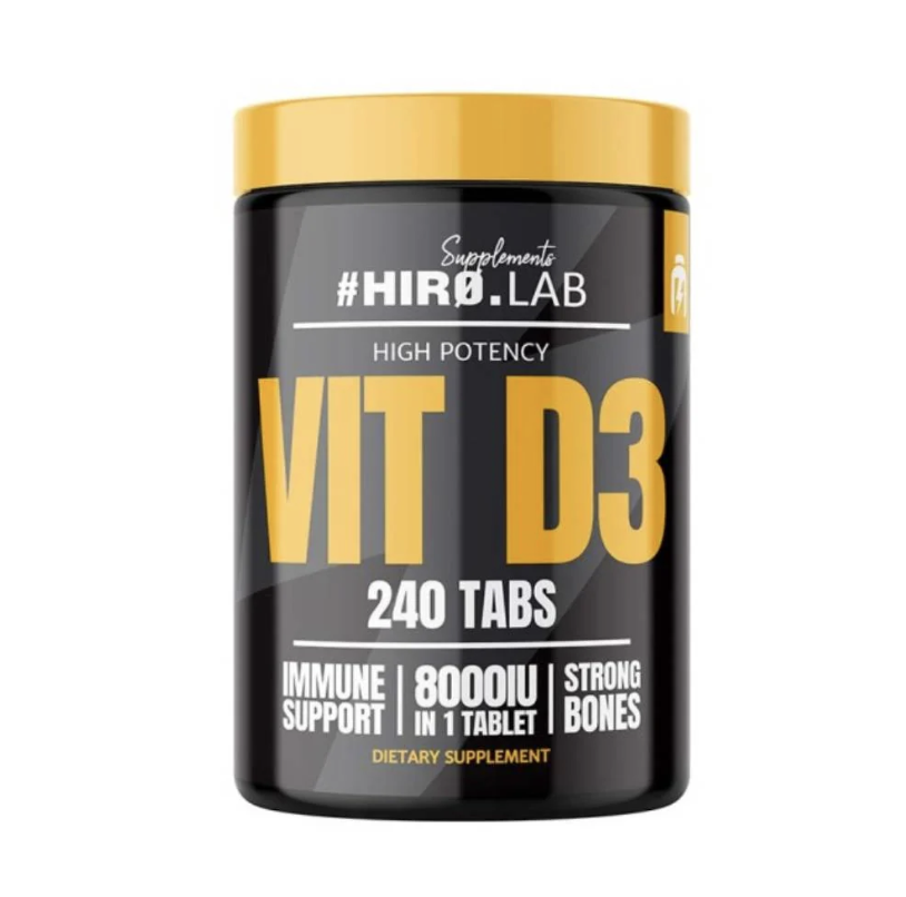 Vitamina D3 8000iu 240 tablete Hiro Lab