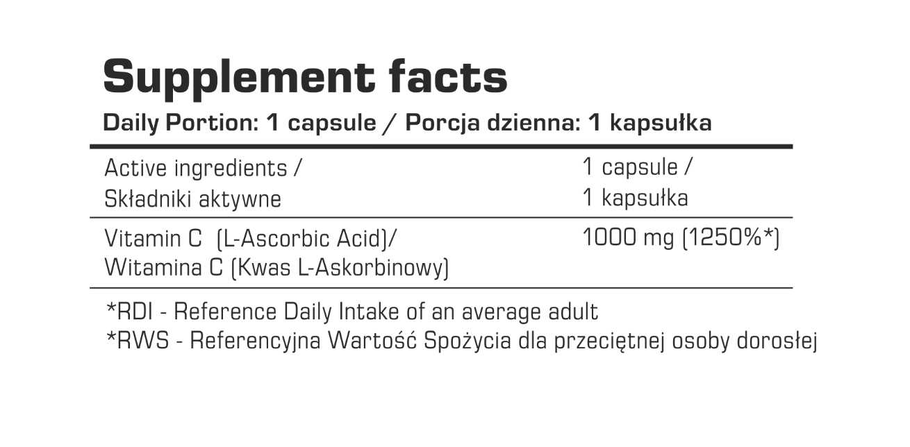 7Nutrition Vitamin C 1000 90 caps