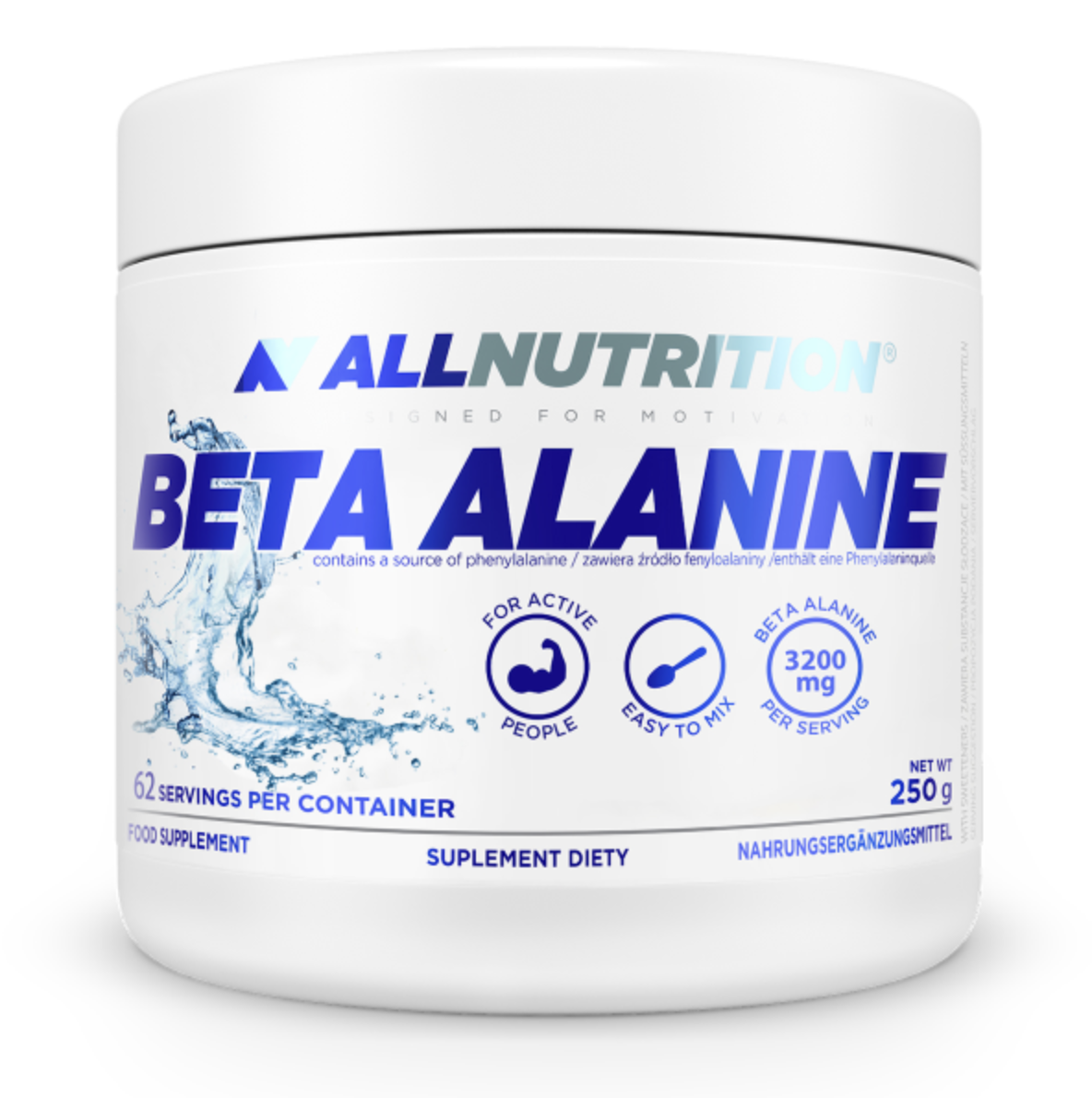 Beta alanine 250g fara aroma All Nutrition