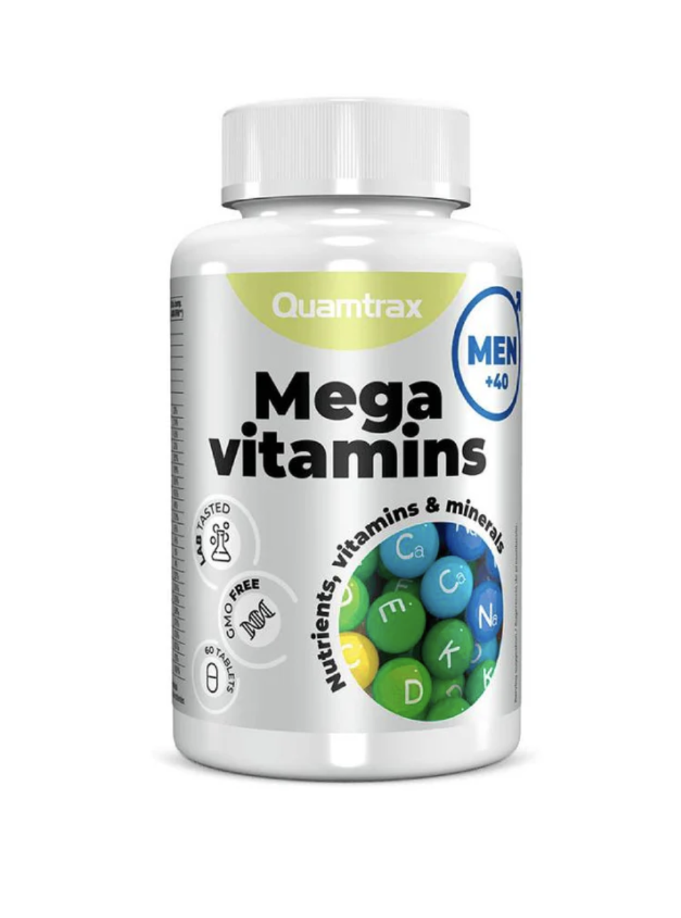 Mega Vitamins for Men 60 Tablete – 27 Vitamine & Minerale + 7 Extracte