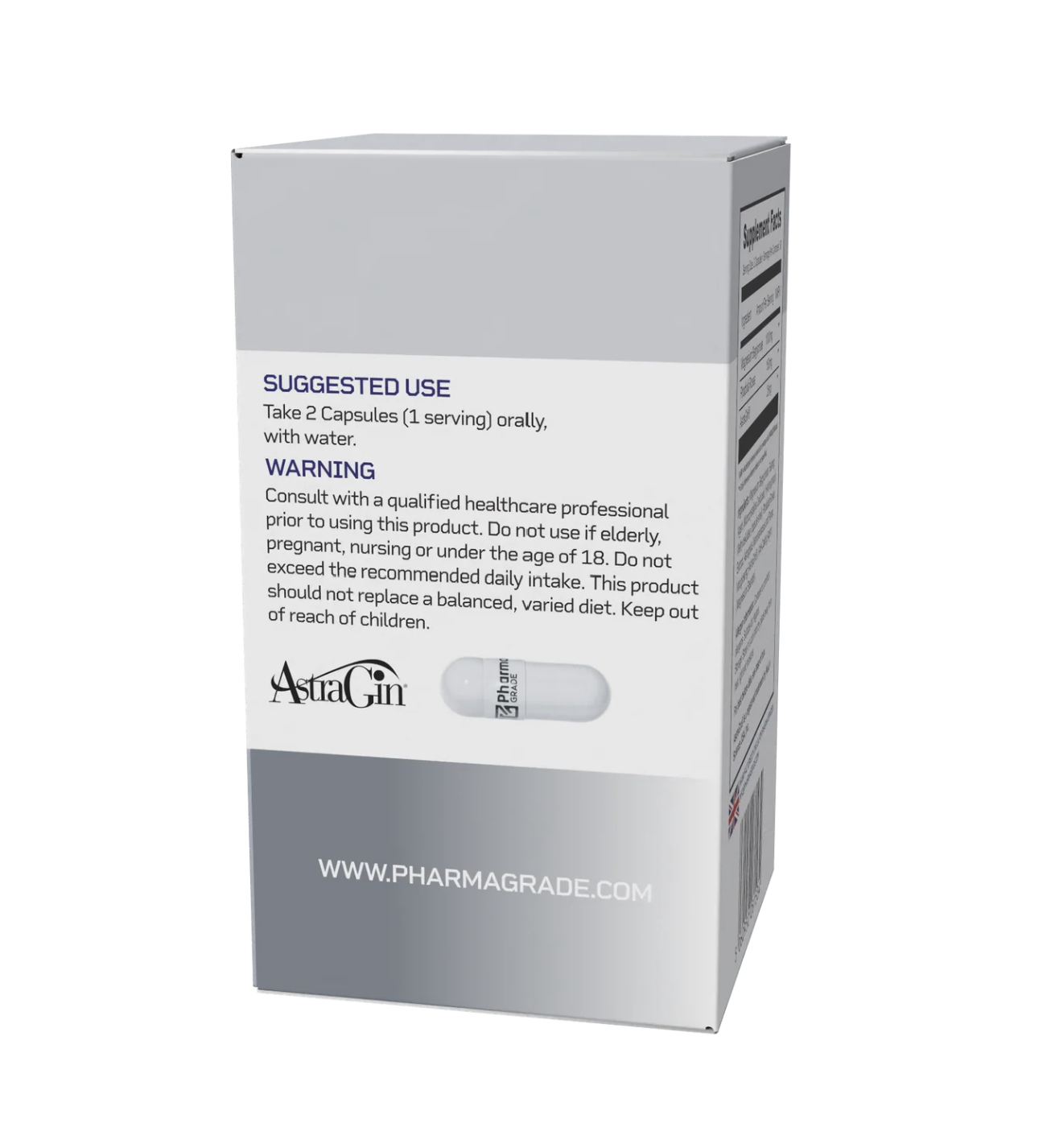 Pharma Grade® MagneBis 60 Capsule – Magneziu Bisglicinat 1000mg + Rhodiola Rosea + AstraGin® | 30 Porții