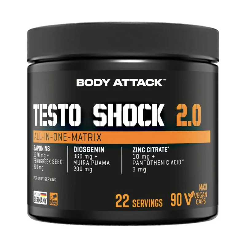 Testo Shock 2.0 – 90 Capsule | Body Attack