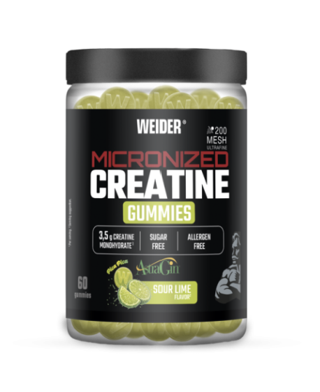 Creatine GUMMIES micronized 60 jeleuri Weider