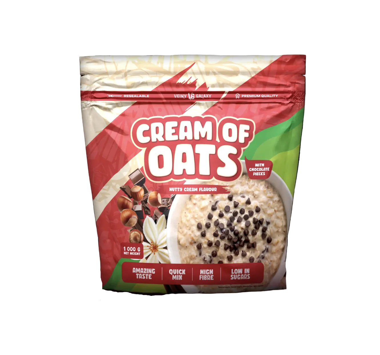 Veiny Galaxy Cream of Oats 1000g - Nutty Cream Flavour