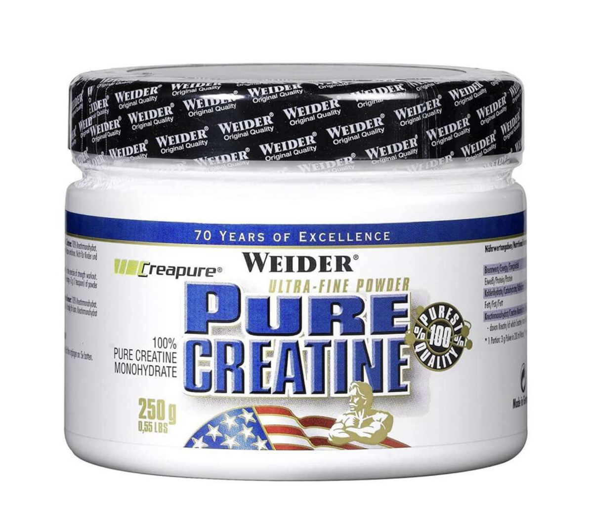 Creatină Pură Weider Creapure 250 g