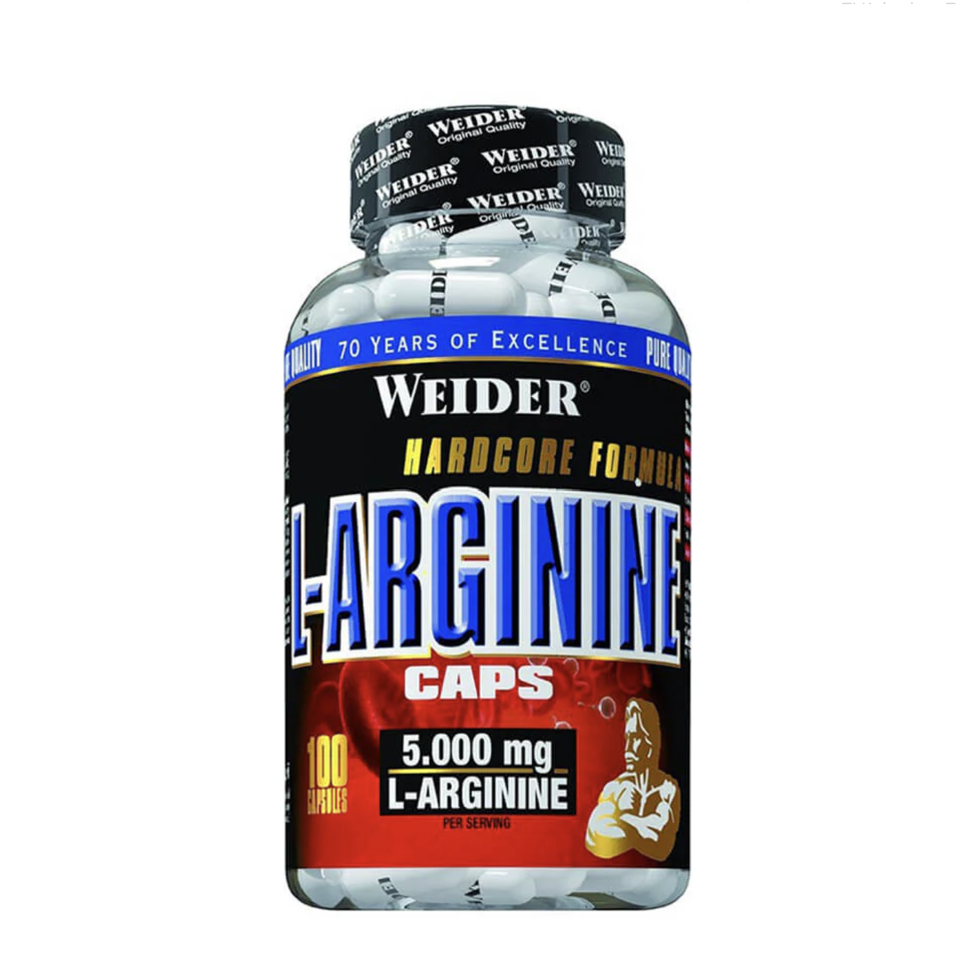 L-Arginina 100 capsule Weider Oxid nitric