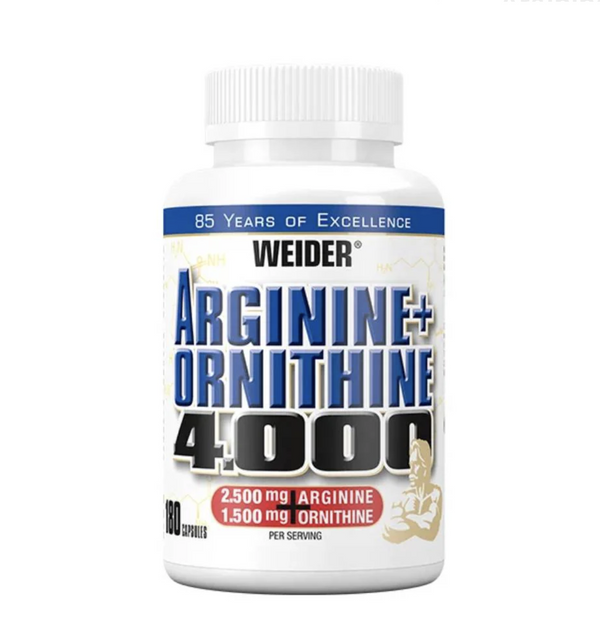 Arginine + Ornithine 4000 180 capsules Weider