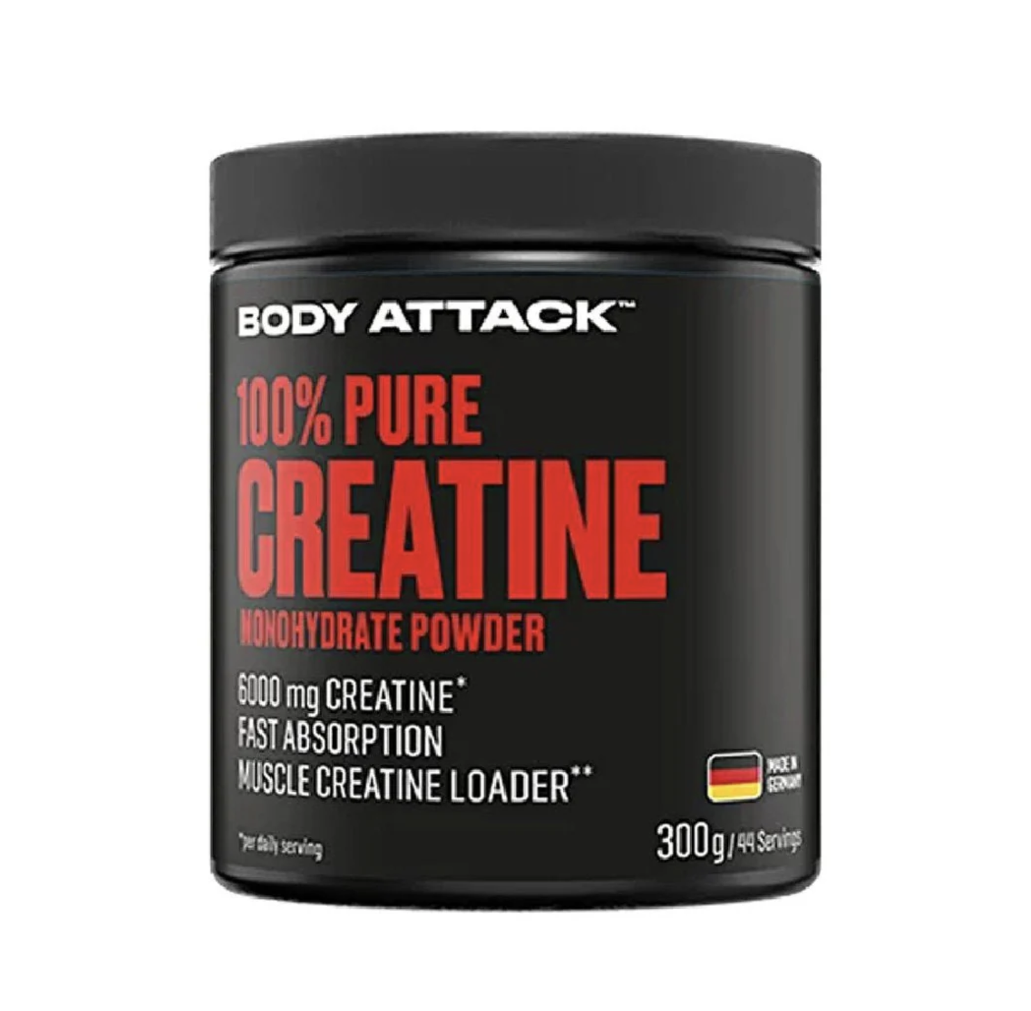 100% Creatina monohidrata pura 300g Body Attack