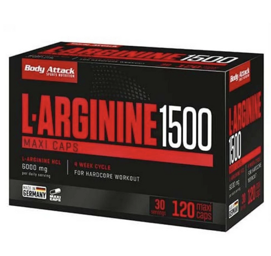 L-arginina 1500 120 capsule Body Attack