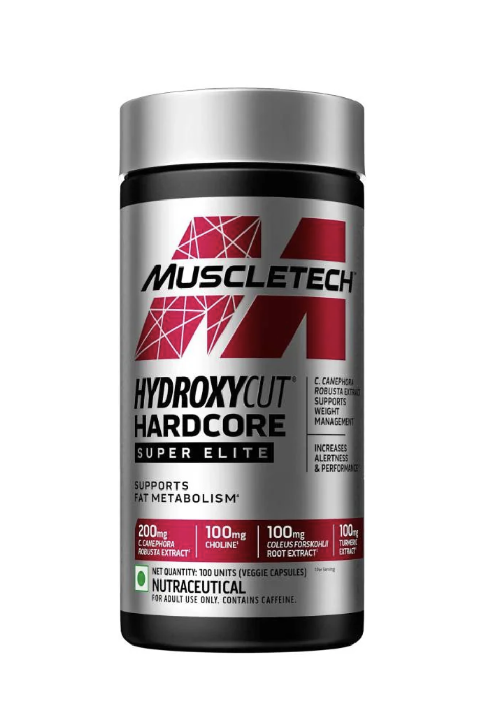 Hydroxycut Hardcore Super Elite 100 capsule Muscle Tech