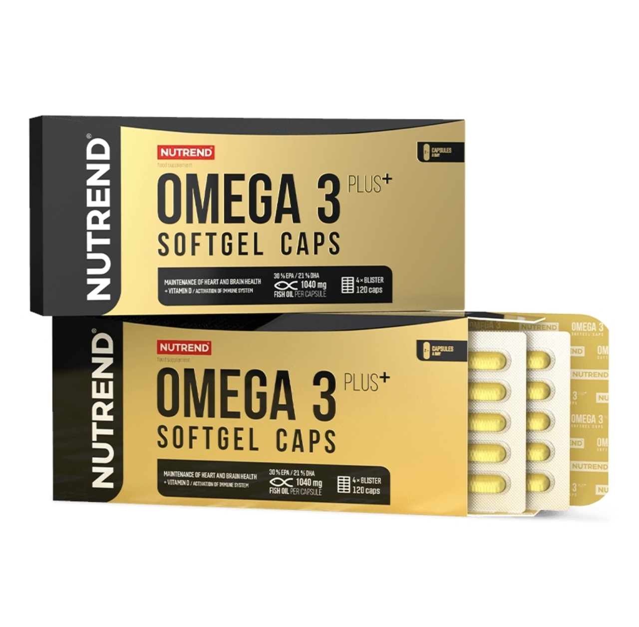 Omega 3 Plus Vitamina D3 120 Softgel Nutrend