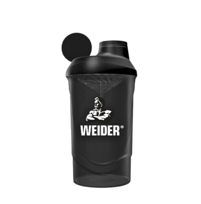 WEIDER Shaker negru cu filet 600ml