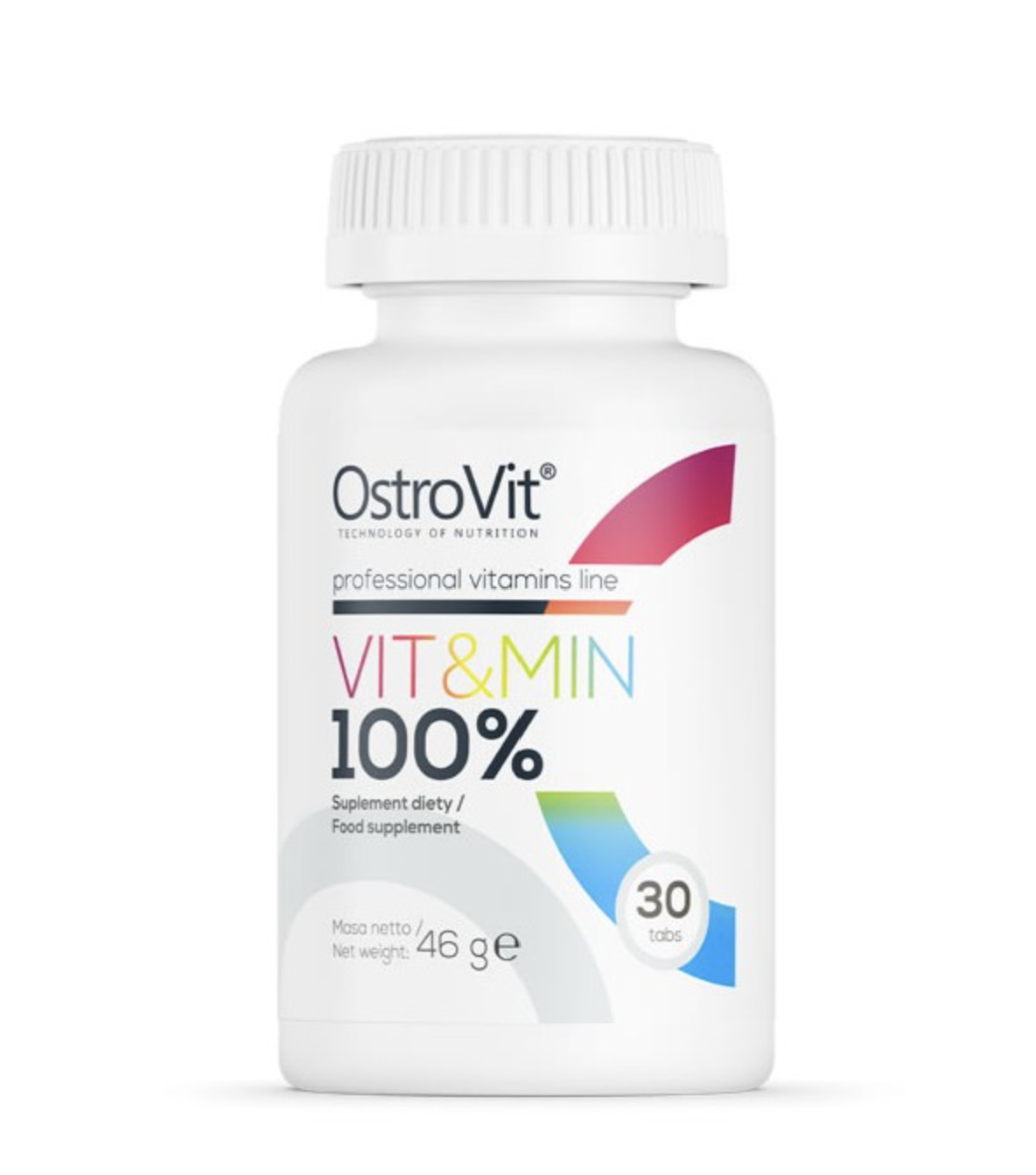 Vit&Min 100% 30 tablete Ostrovit Complex de vitamine si minerale