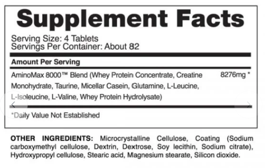 Aminomax 8000 325 tablete Gaspari Nutrition
