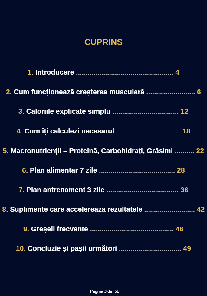 Ghid masă musculară – Masă musculară fără confuzie