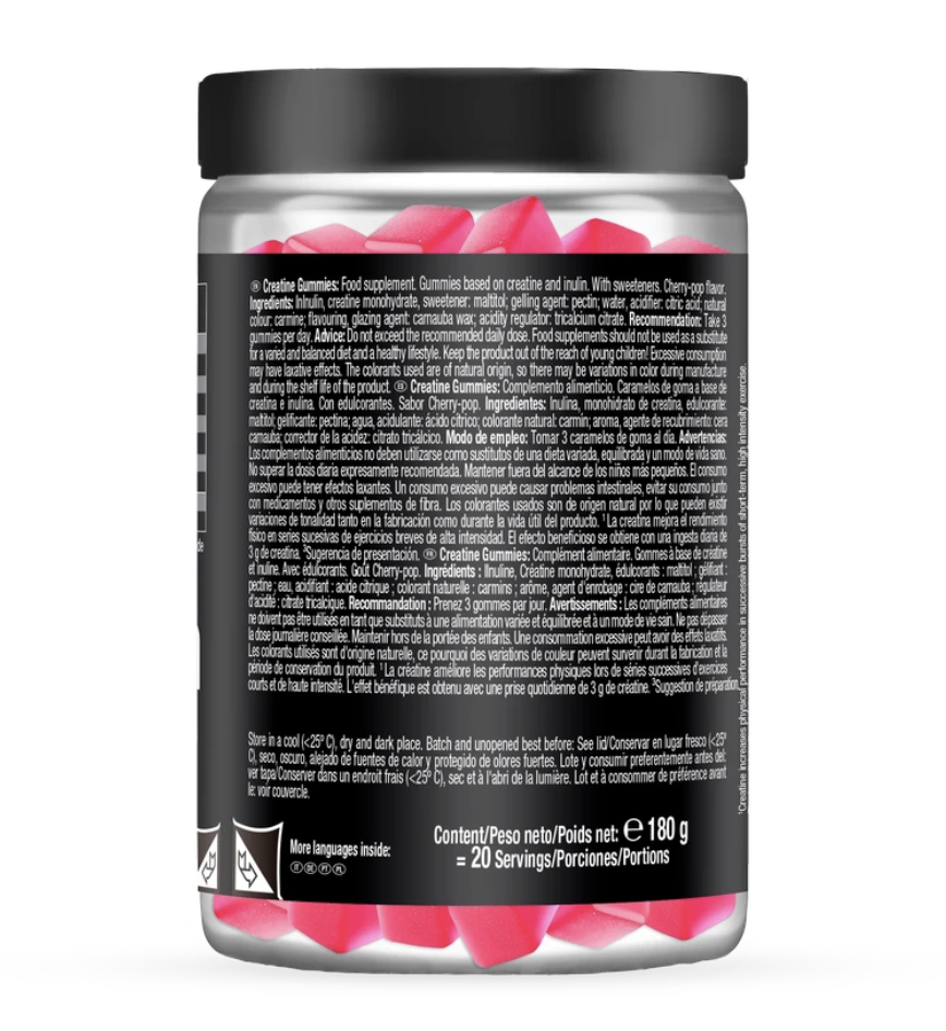 Creatine GUMMIES micronized 60 jeleuri Weider