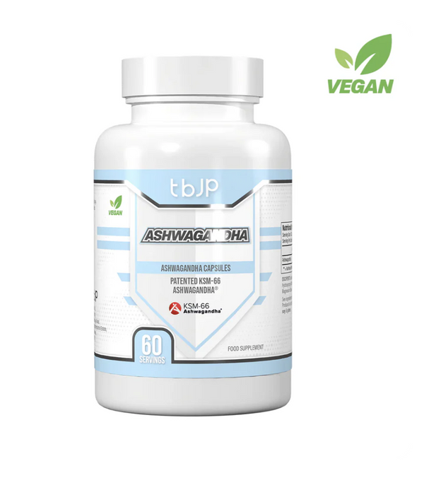 Ashwagandha KSM-66 60 Capsule Trained by JP