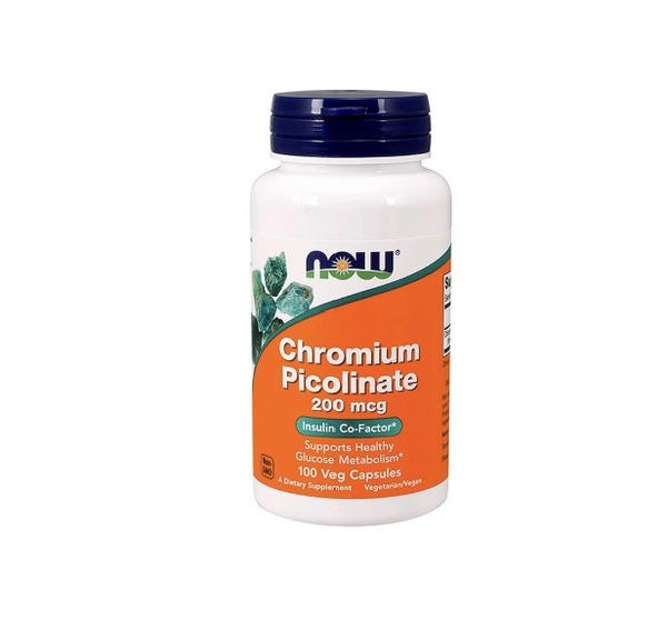 Picolinat de Crom 200mcg NOW Foods 100 capsule
