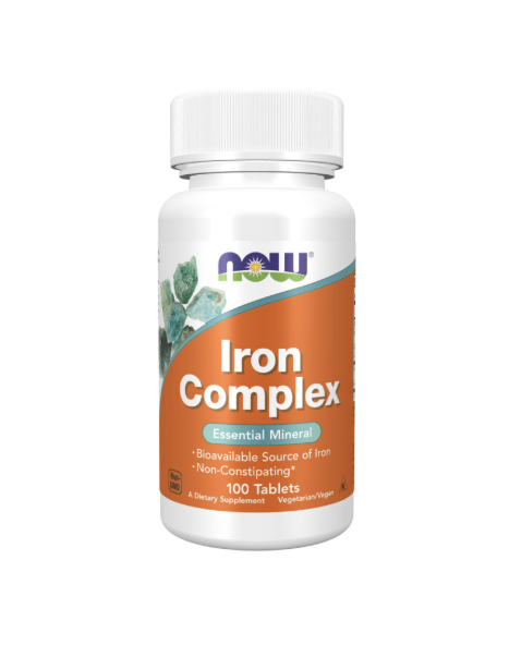 Iron Complex NOW Foods 100 tablete