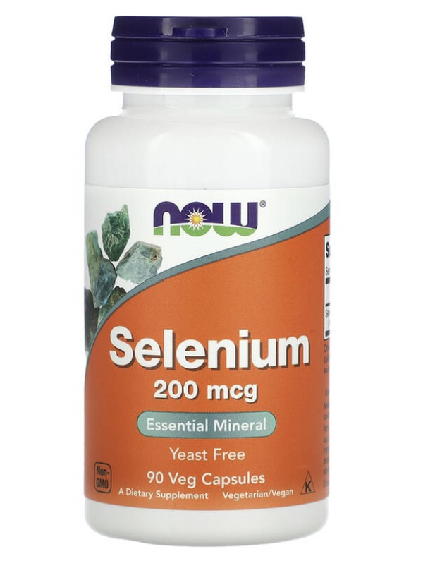 Seleniu 200mcg NOW Foods 100 capsule