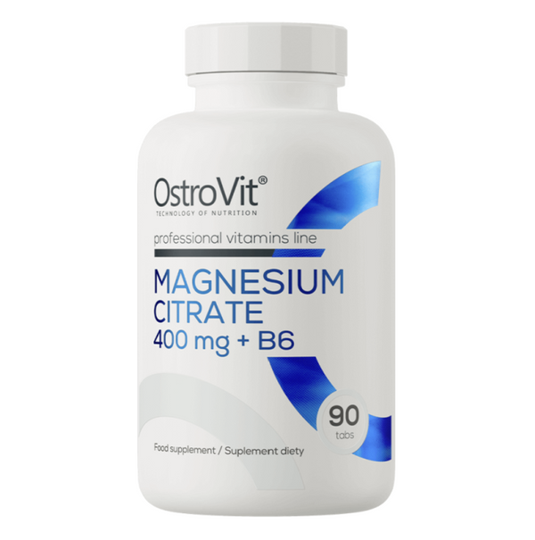 Magneziu Citrat 400mg + B6 OstroVit 90 tablete