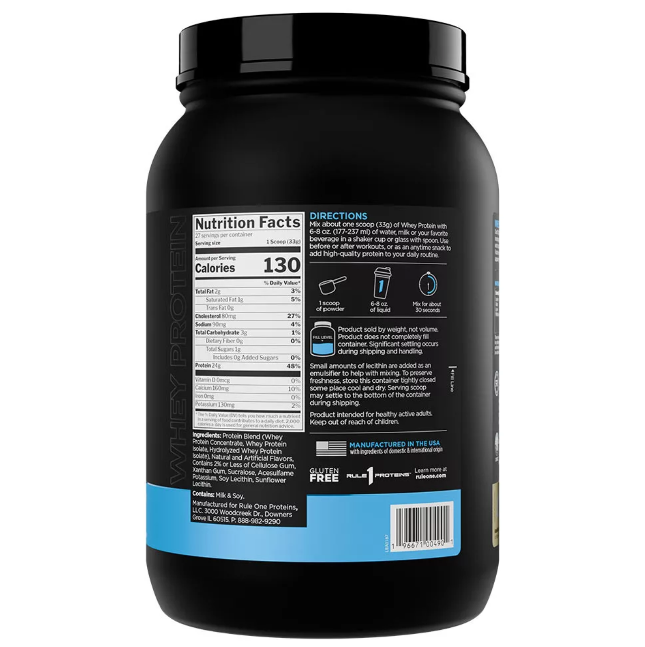 R1 Whey Protein Rule One (891g)