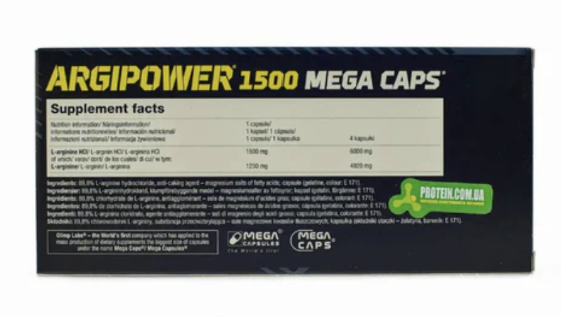Olimp ArgiPower 1500 Mega Caps 120 Capsule