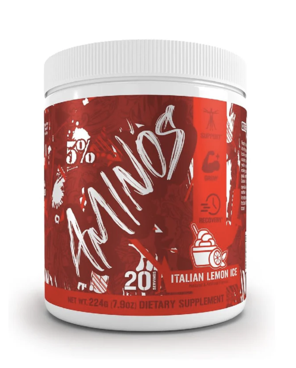 5% Nutrition Rich Piana Code Red Aminos 224g