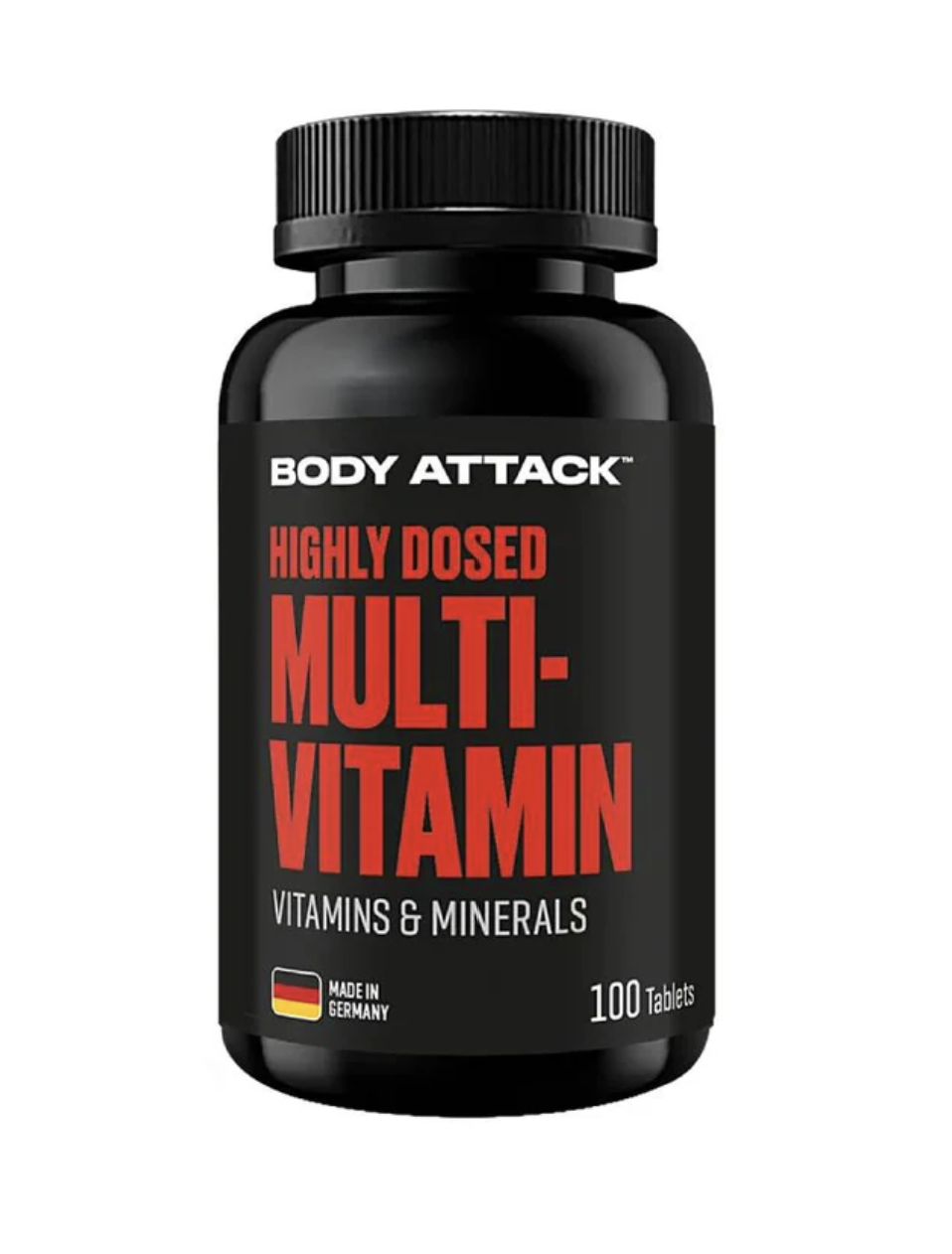 Body Attack Multi Vitamin 100 Tablete – Complex 23 Vitamine & Minerale