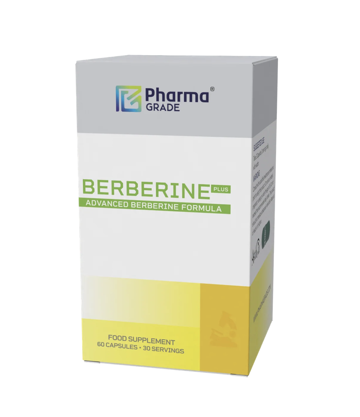 Pharma Grade® Berberine Plus 60 Capsule – Berberina HCl 1200mg + Schinduf + AstraGin® | 30 Porții