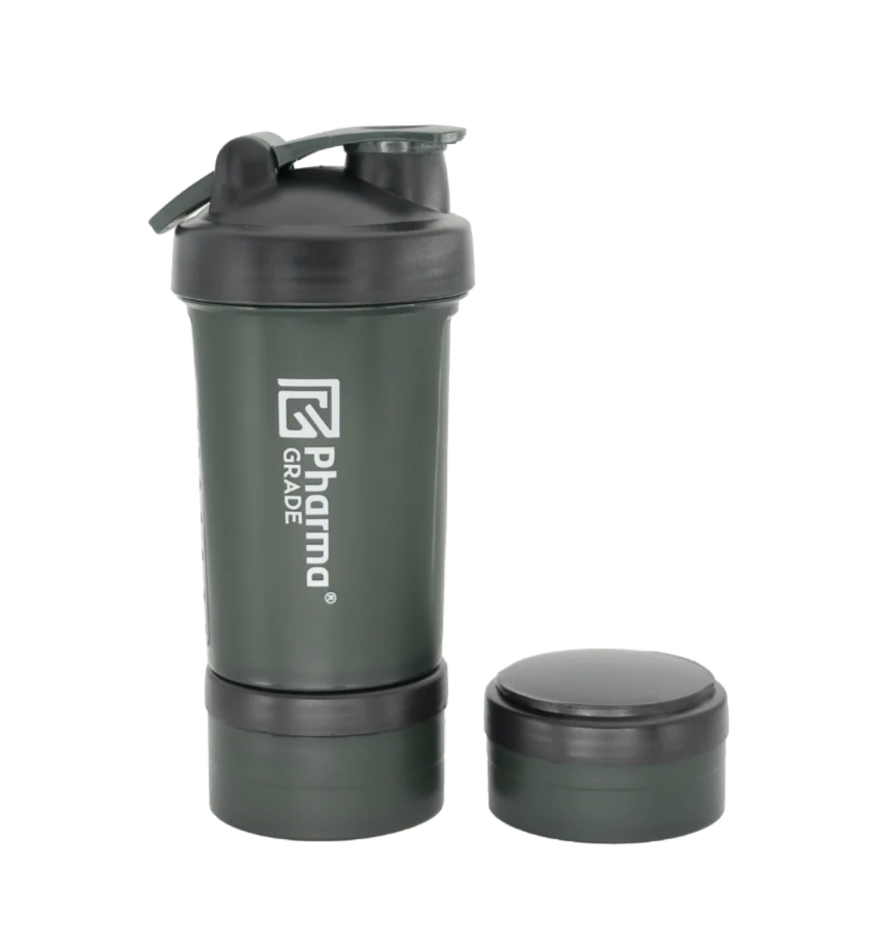Pharma Grade® Triple Pro Shaker 450ml – Shaker Triplu cu 3 Compartimente