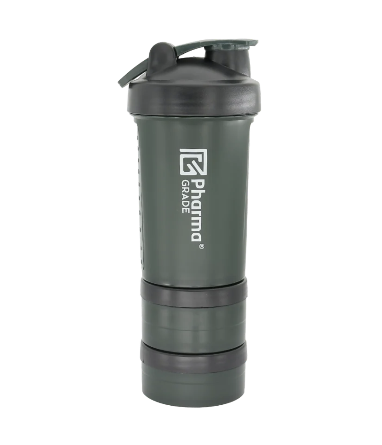 Pharma Grade® Triple Pro Shaker 450ml – Shaker Triplu cu 3 Compartimente