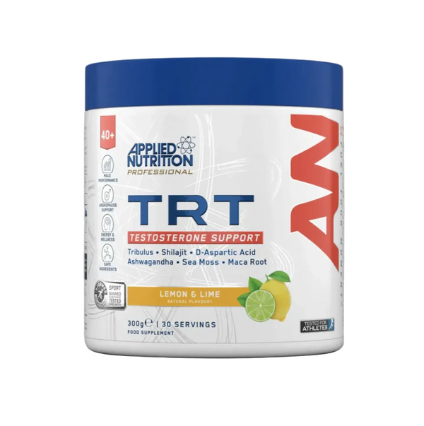 Applied Nutrition TRT Testosterone Support – 300g | D-Aspartic Acid 3200mg + Ashwagandha + Shilajit | 30 Porții