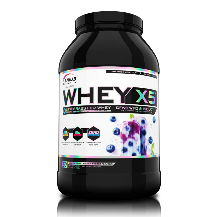 WHEY X5 2000g 61serv  Genius Nutrition