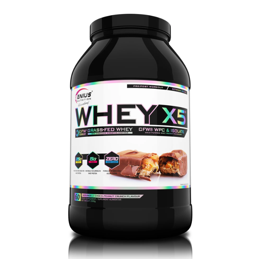 WHEY X5 2000g 61serv  Genius Nutrition