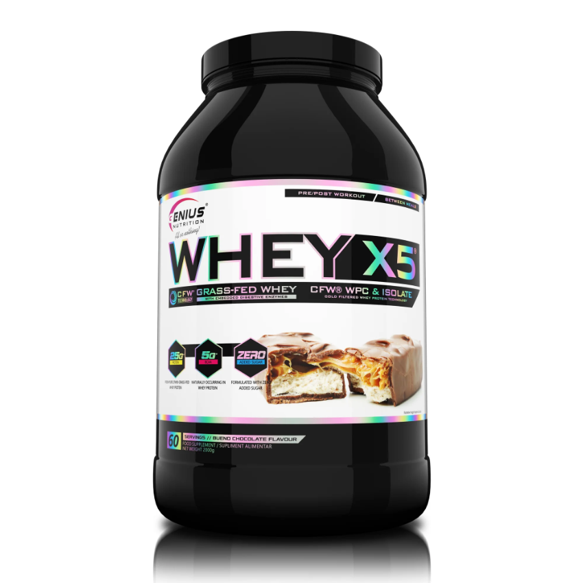 WHEY X5 2000g 61serv  Genius Nutrition