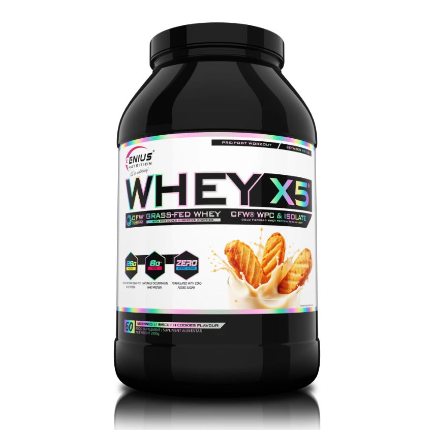 WHEY X5 2000g 61serv  Genius Nutrition