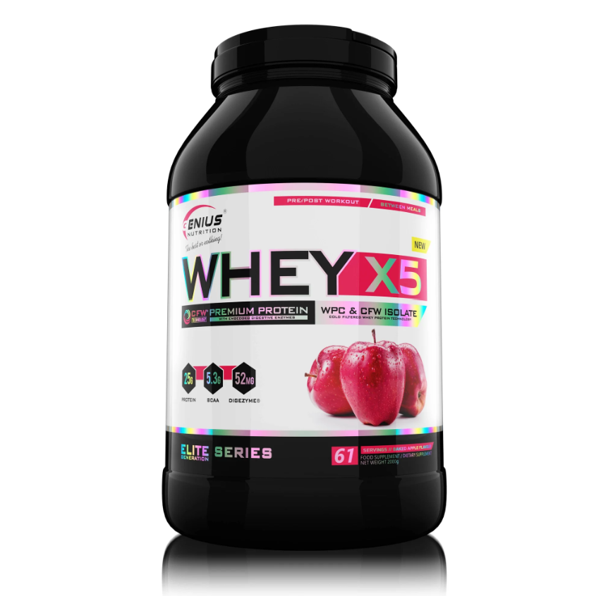 WHEY X5 2000g 61serv  Genius Nutrition