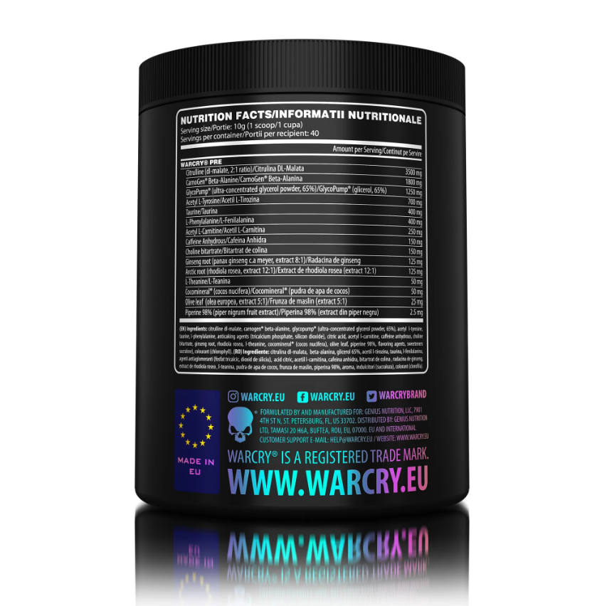WARCRY 400g Genius Nutrition