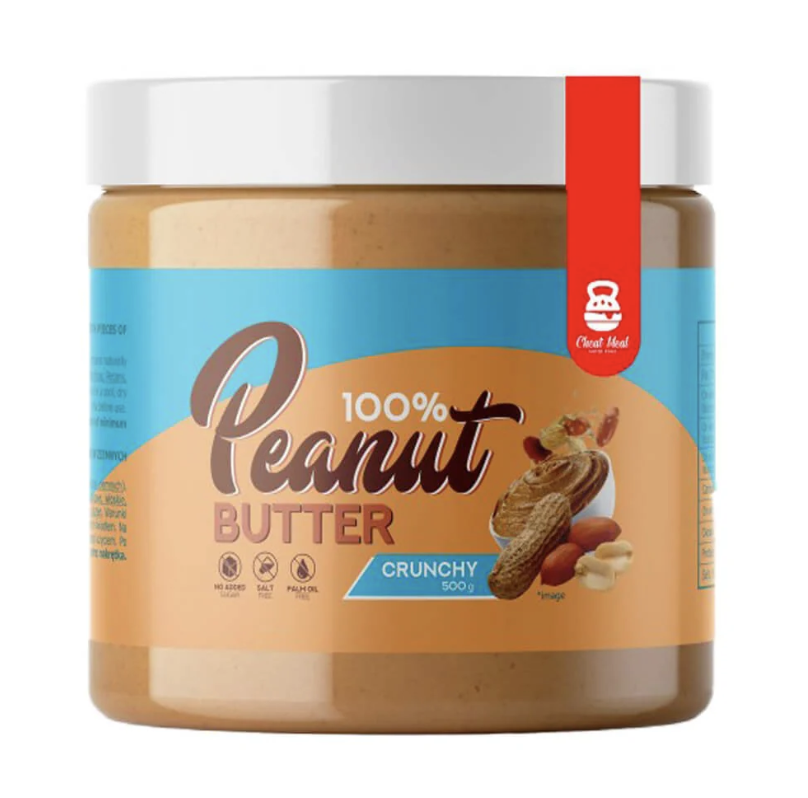 100% Peanut Butter Crunchy 500 g Cheat Meal fara zahar adaugat