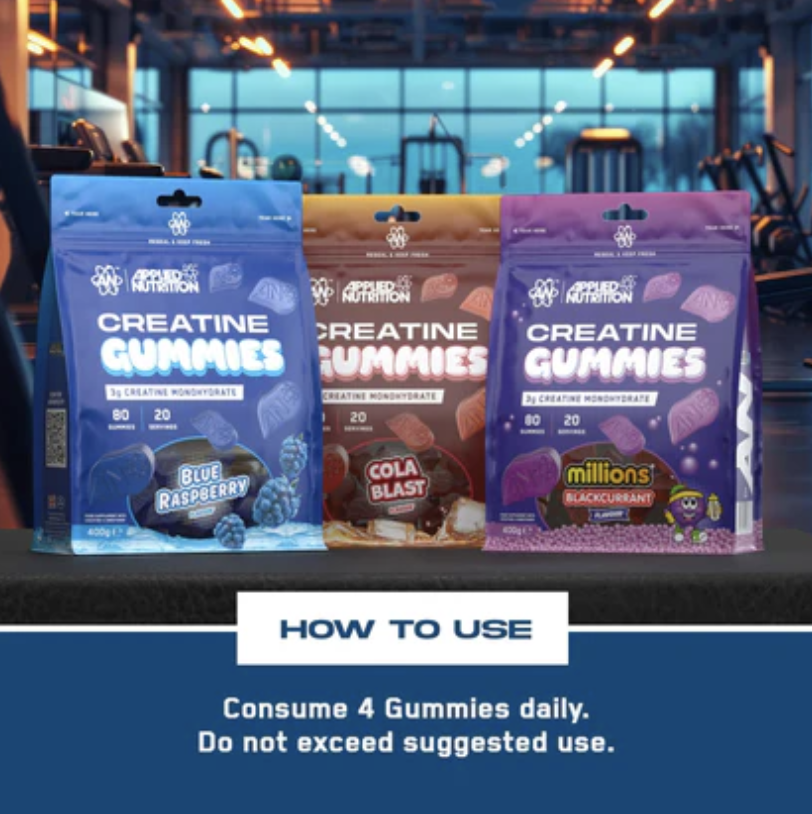 Applied Nutrition Creatine Gummies 3000mg 80 gummies