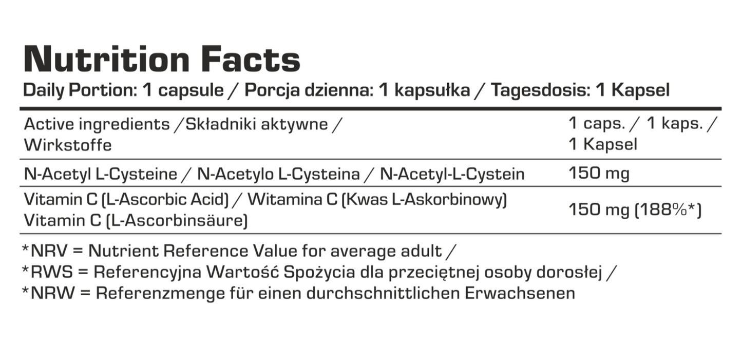 NAC Liver Support 7Nutrition 120 capsule vegetale