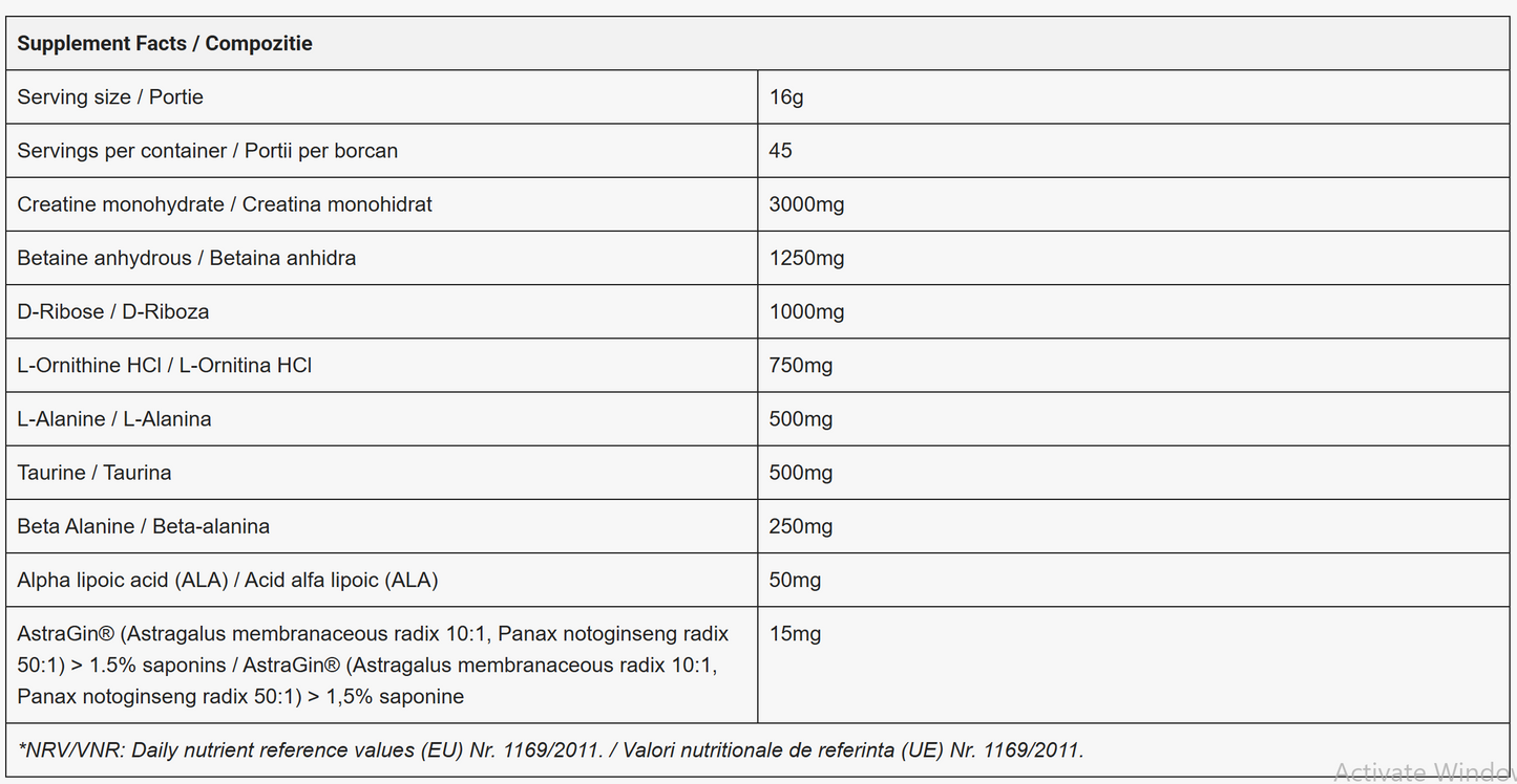 Genius Nutrition Cell X7 720g