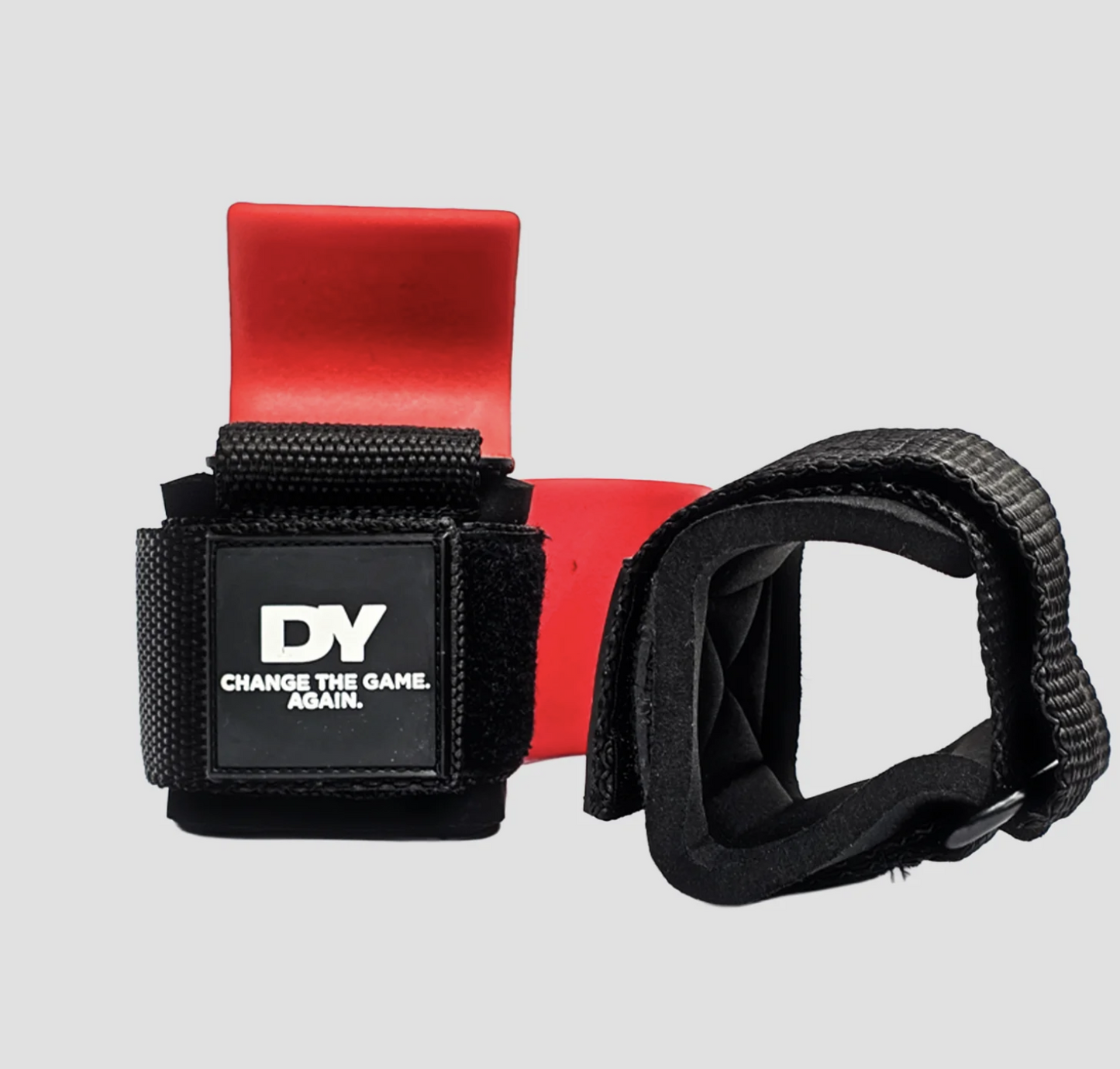 Set 2 chingi pentru ridicare greutati cu carlig, DY Nutrition