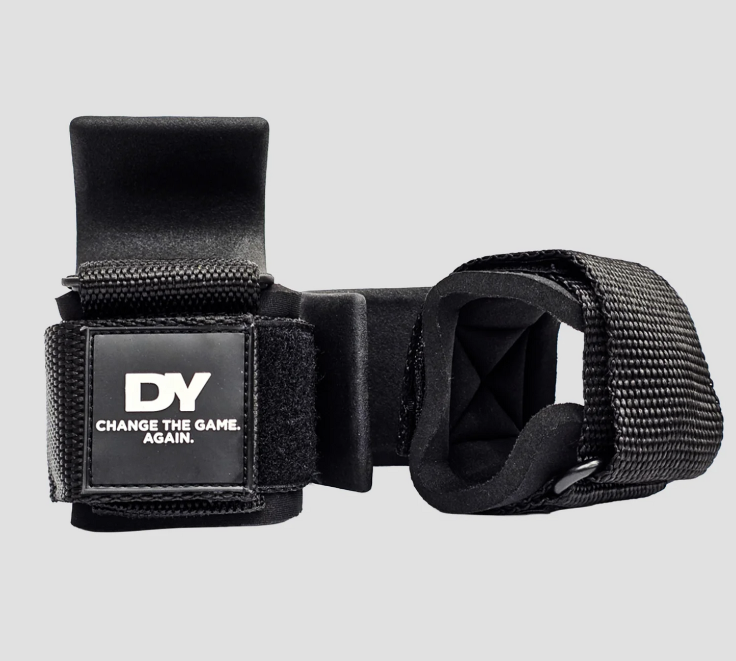 Set 2 chingi pentru ridicare greutati cu carlig, DY Nutrition