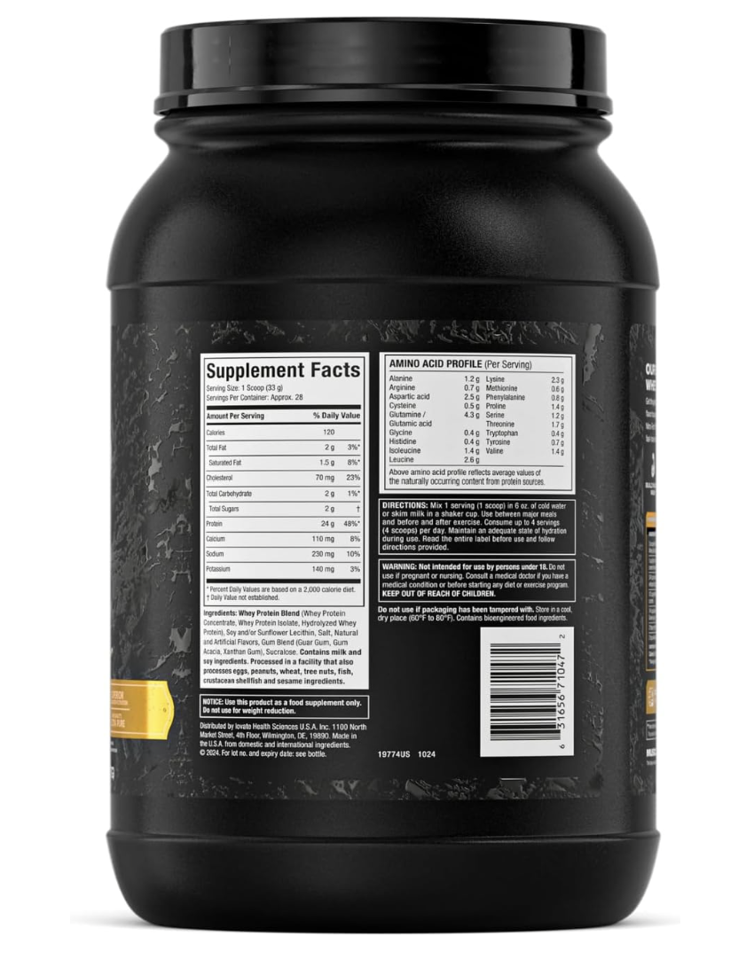 Nitro Tech 100% Whey Gold 907g Muscletech