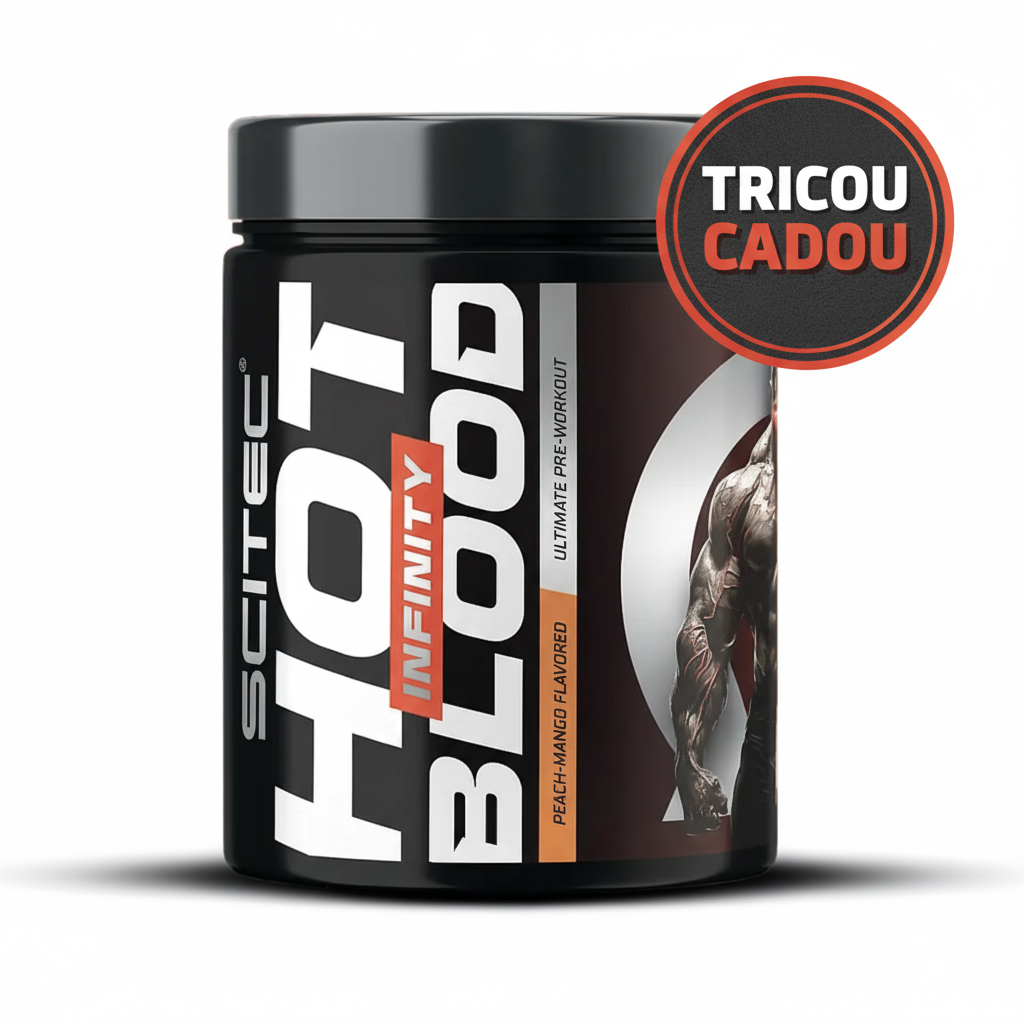 Hot Blood Infinity Peach-Mango cu badge CADOU