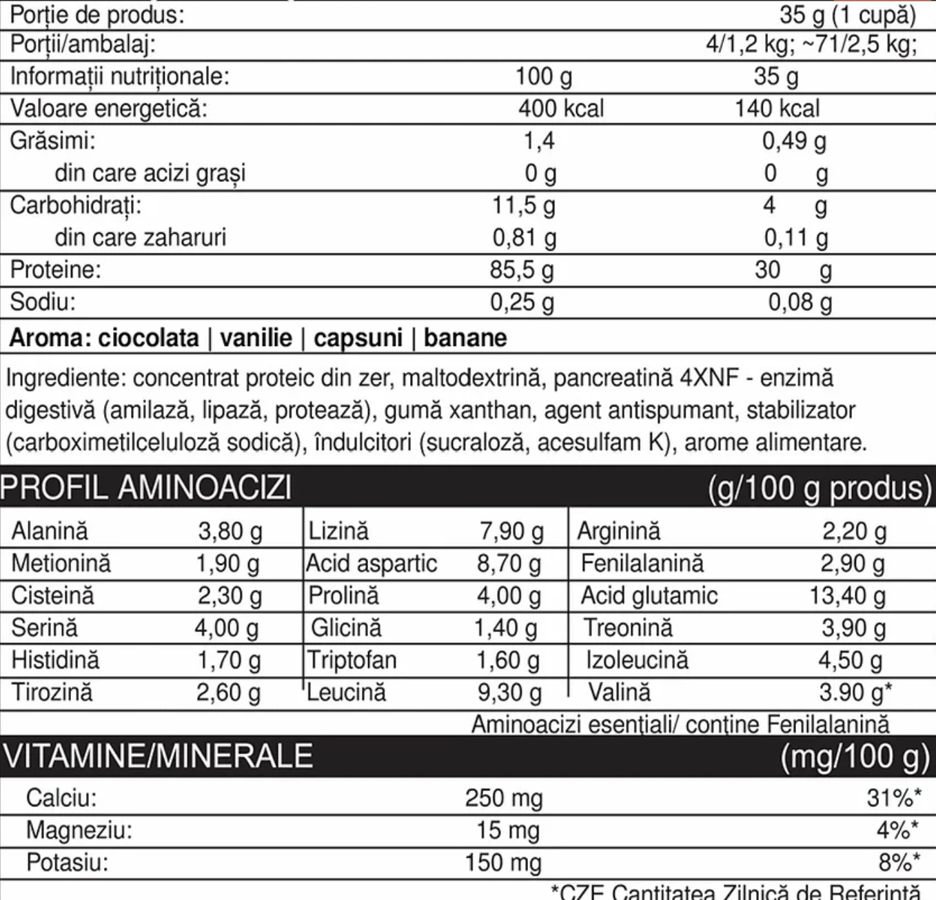 Natural Plus Whey Pro Premium – 1.2kg