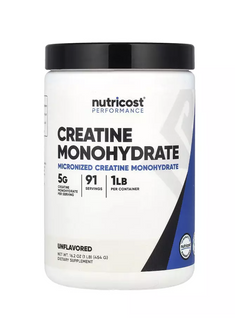 Nutricost Performance Creatine Monohydrate – 454g – Unflavored