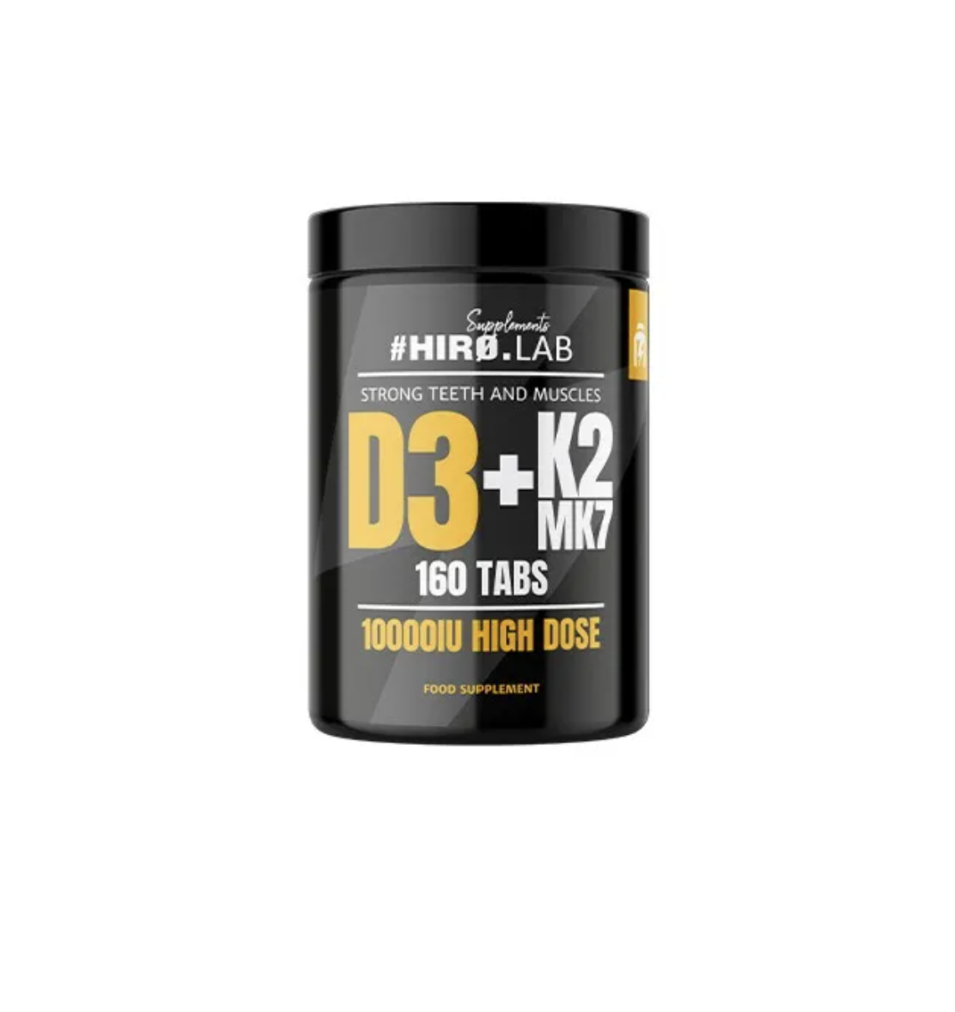 #HIRO.LAB D3+K2 MK7 10000IU 160 tablete - flacon